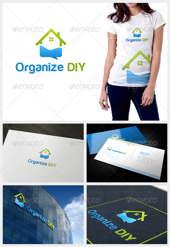 Organize DIY - Buildings Logo Templates