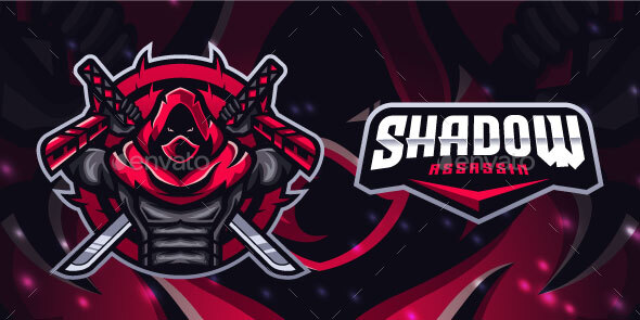 Shadow Assassin Esport Logo, Logo Templates | GraphicRiver