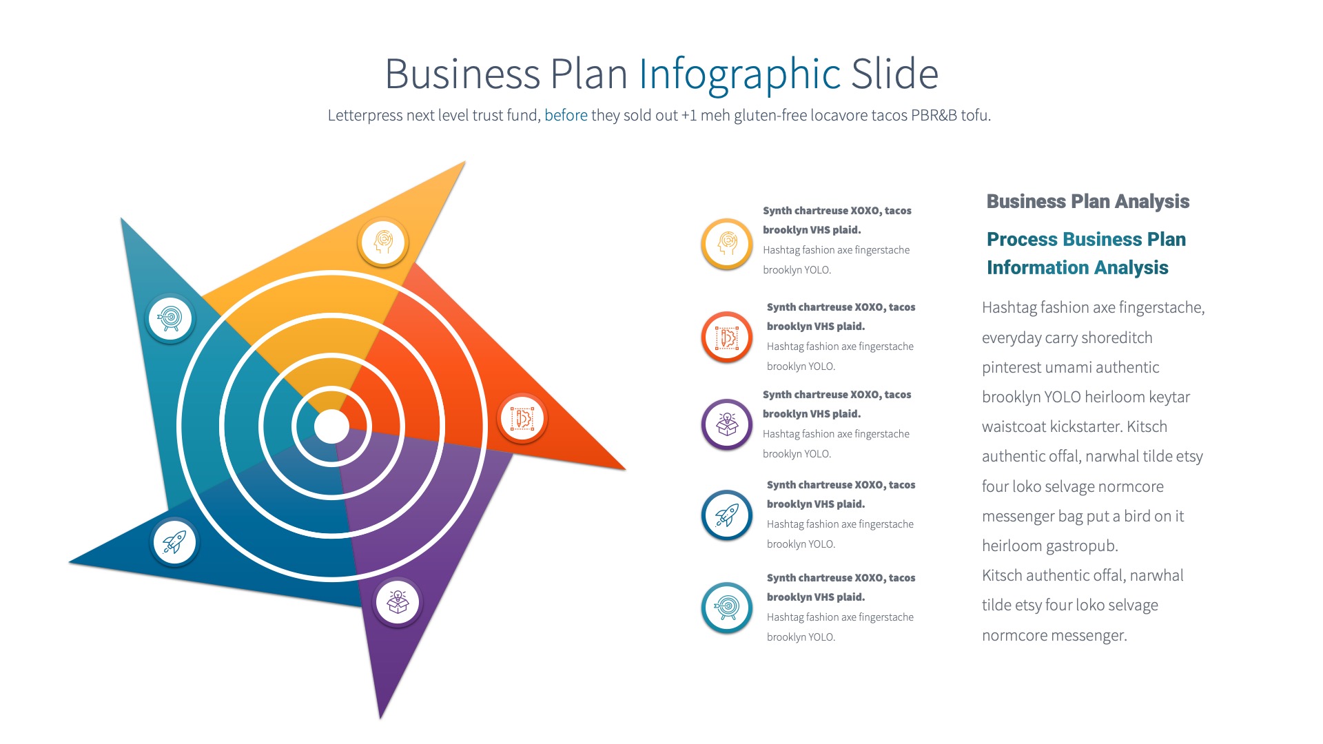Business Plan - PowerPoint Infographics Slides, Presentation Templates