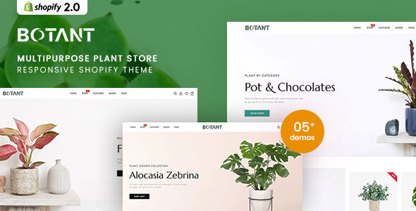 Botant – MultiPurpose Plant Store Shopify 2.0 Theme