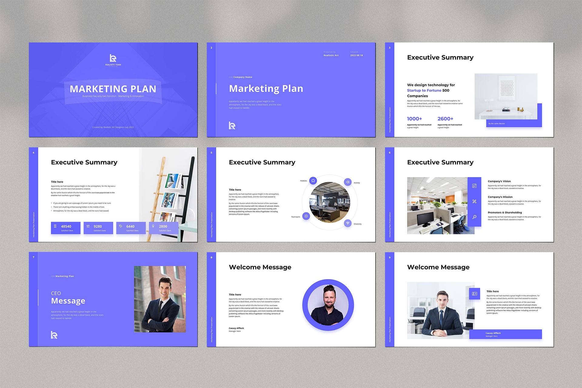 Marketing Plan PowerPoint Presentation Template, Presentation Templates