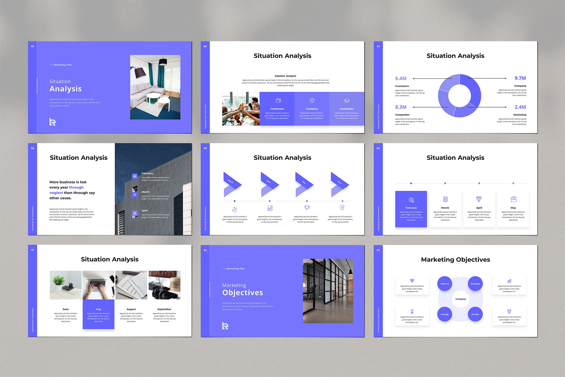 Marketing Plan PowerPoint Presentation Template, Presentation Templates