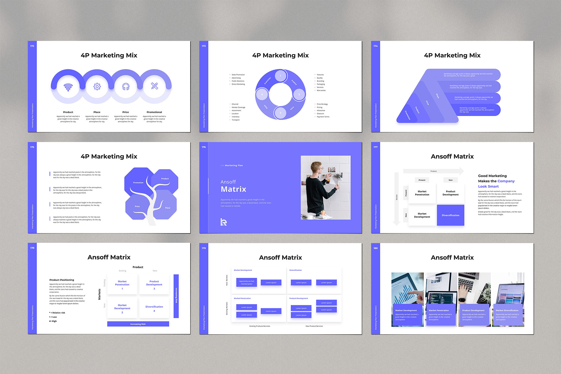 Marketing Plan PowerPoint Presentation Template, Presentation Templates