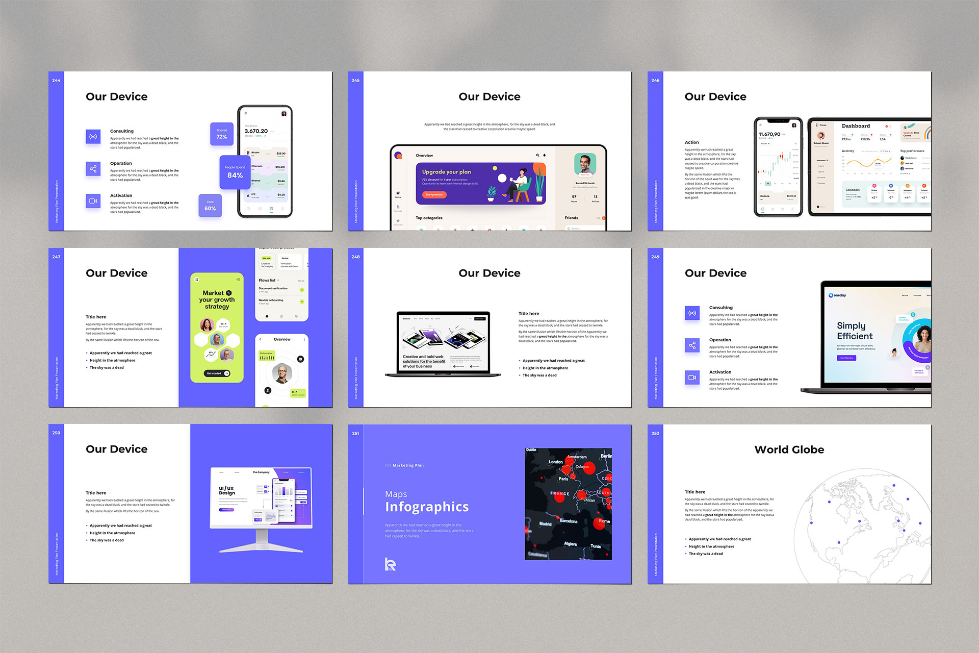 Marketing Plan PowerPoint Presentation Template, Presentation Templates