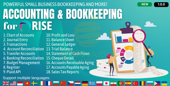 Accounting and Bookkeeping plugin for RISE CRM