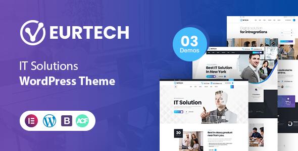 Eurtech - IT Solutions WordPress Theme