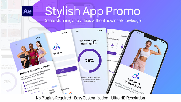 Stylish App Promo Product Promo template preview