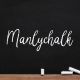 Manlychalk A Script Chalk Font