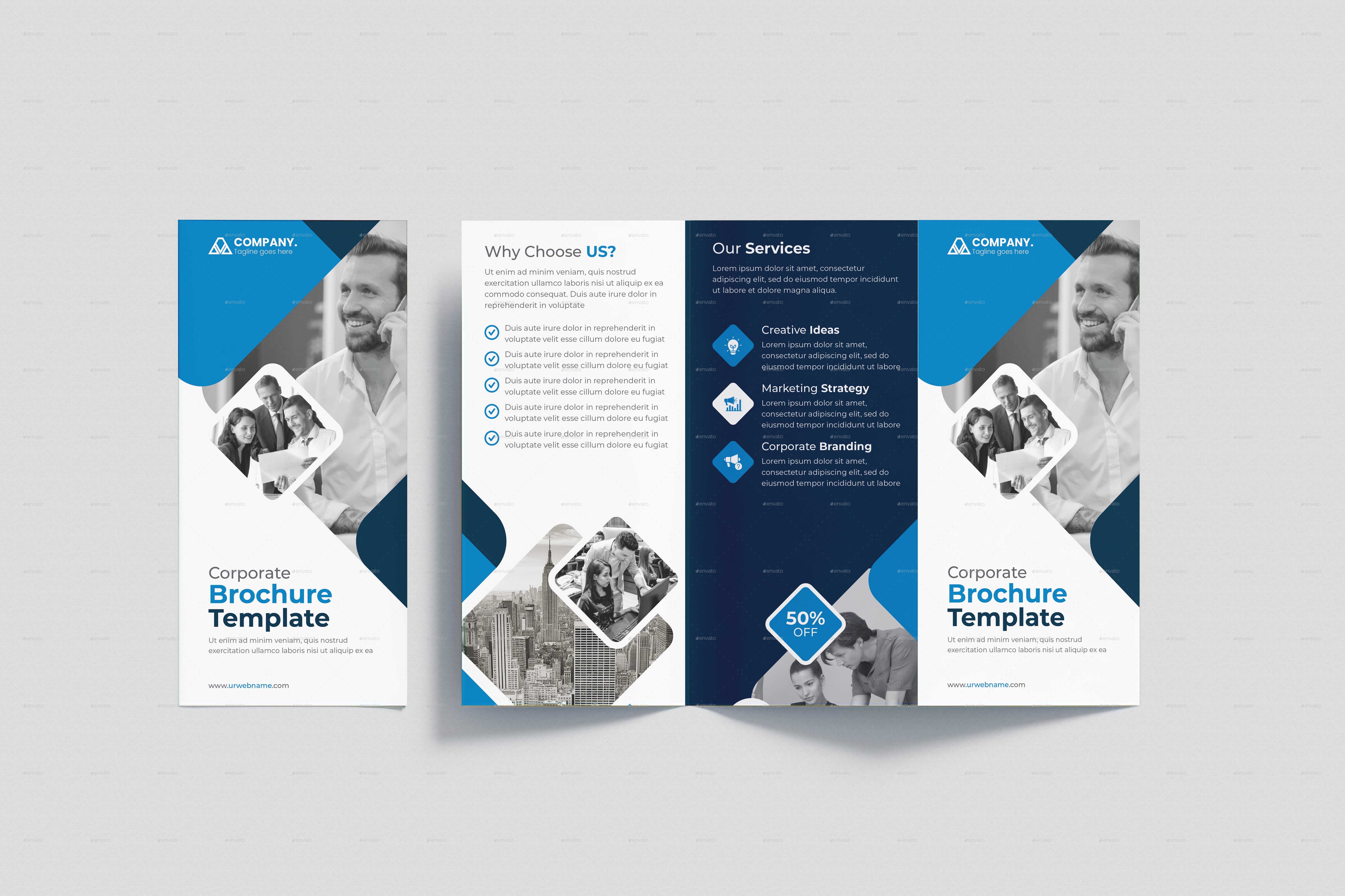 Corporate - Tri-Fold Brochure, Print Templates | GraphicRiver