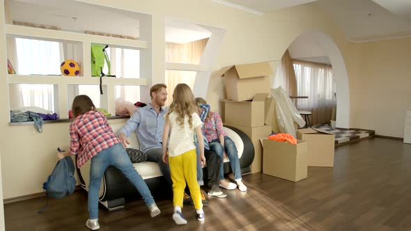 Family and Cardboard Boxes alt