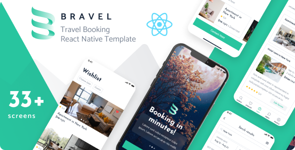 Bravel - Travel Booking React Native Template