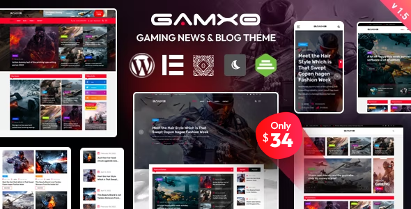 Gamxo – WordPress Gaming News & Blog Theme