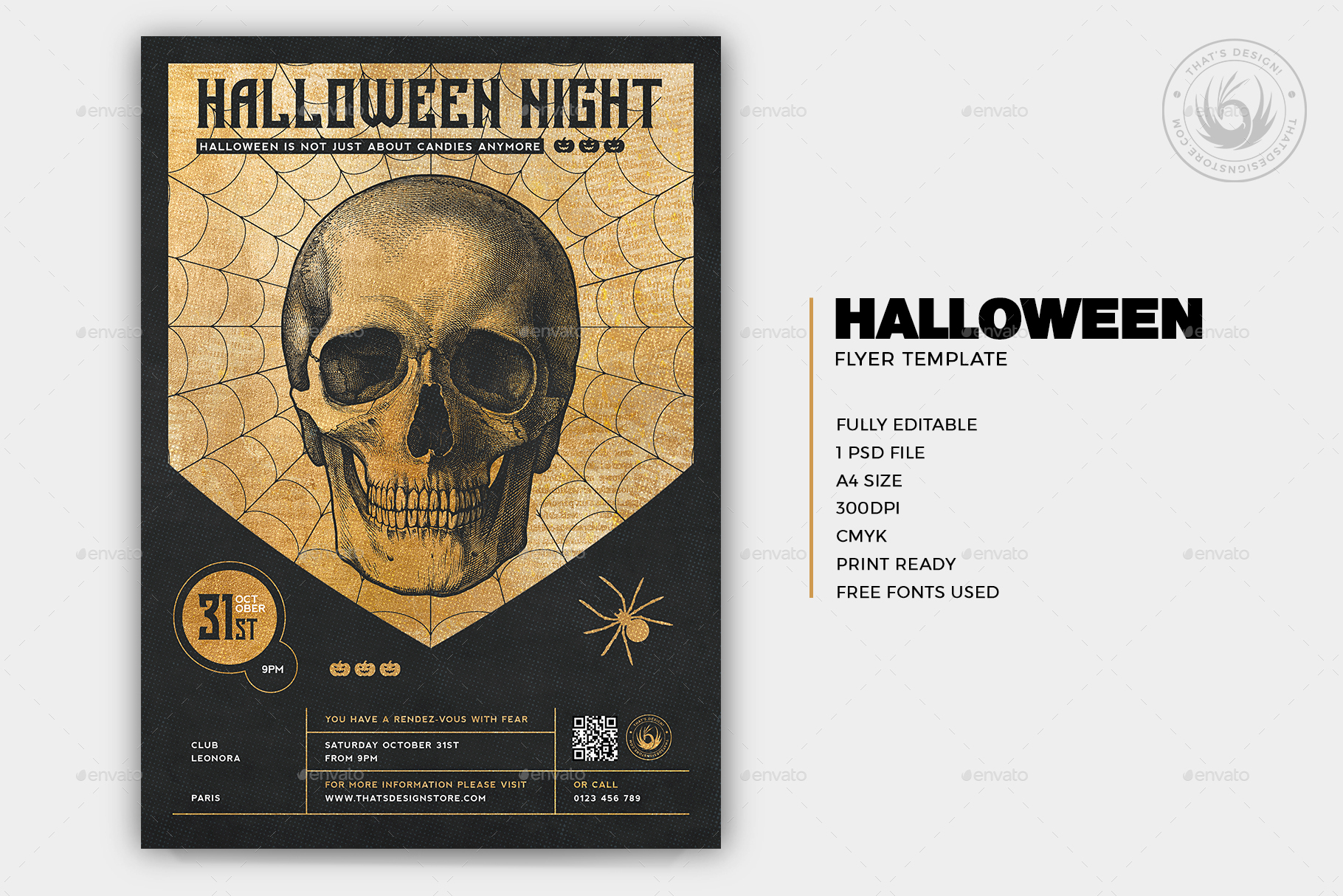 Halloween Flyer Template V26 by lou606 | GraphicRiver