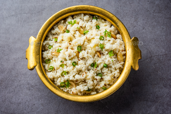 Bhagar - Indian fasting or upwas food recipe made using Barnyad millet ...