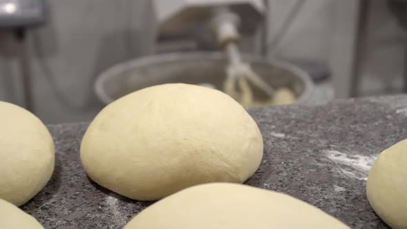 Making bread rolls. Rustic style.Process of making bread. alt