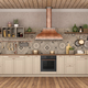 Classic style kitchen with copper hood - PhotoDune Item for Sale