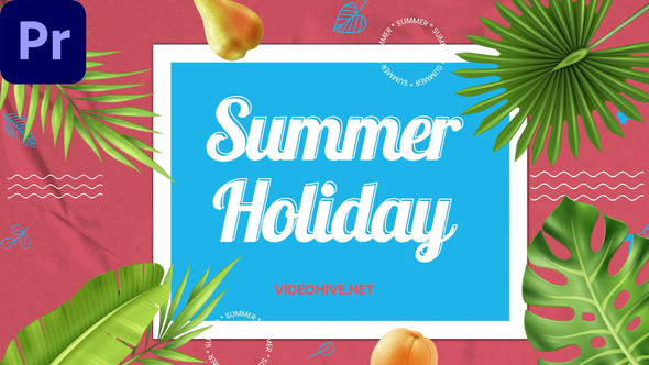 Summer Holiday Slideshow |MOGRT|