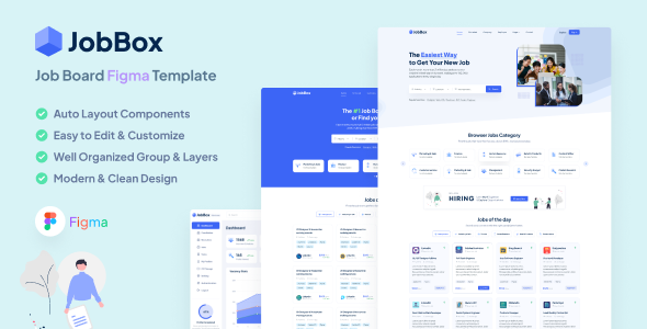 Jobbox - Job Portal Figma Template