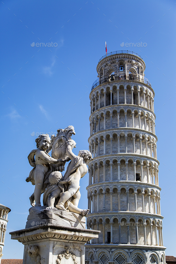 Piazza dei Miracoli in Pisa - Stock Photo - Images