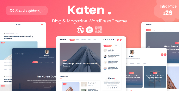Katen – Blog & Magazine WordPress Theme