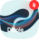 Dipple - Splash and Grid Wave Backgrounds
