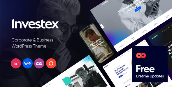 Investex – Corporate Business & Accounting WordPress Theme