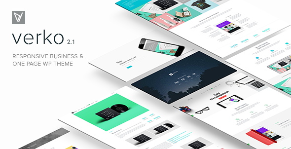 Verko | Responsive Business & One Page WP Theme by Dahz | ThemeForest