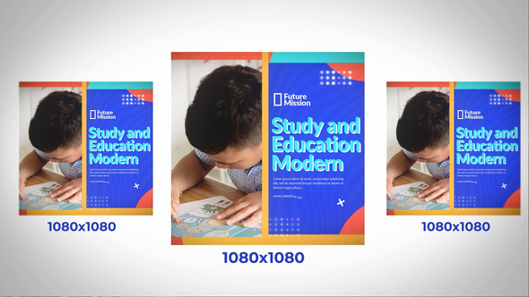 Education Promo Slideshow Instagram Post 1080x1080