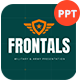 Frontals - Military & Army Powerpoint Template, Presentation Templates