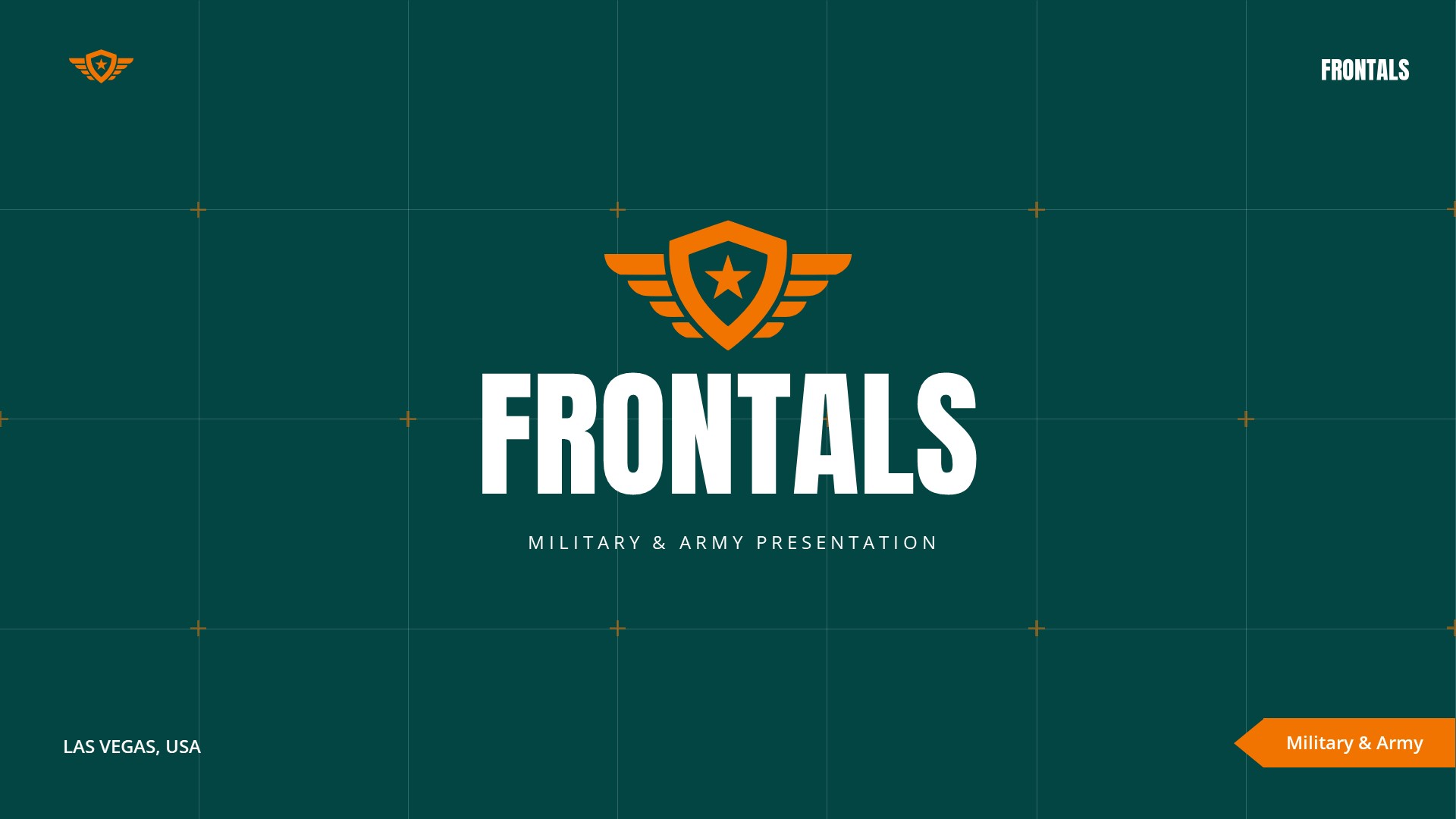 Frontals - Military & Army Powerpoint Template, Presentation Templates