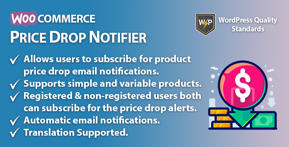 WooCommerce Price Drop Notifier | Product Price Drop Alerts