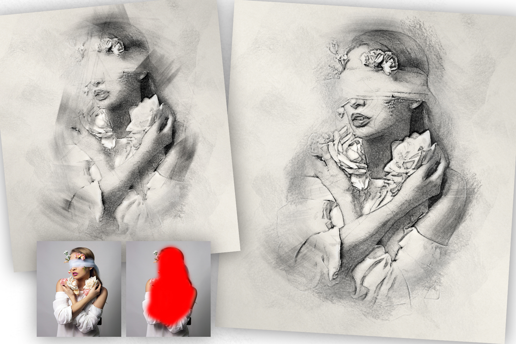 Charcoal Sketch Action, Addons GraphicRiver