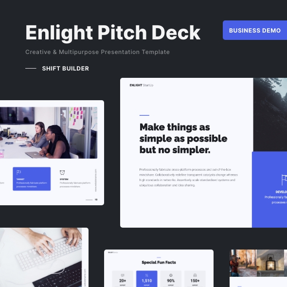 ENLIGHT Pitch Deck Presentation Template (Keynote)