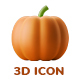 3D Icon Pack - Autumn Vol. 01 - Food