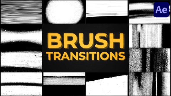 Brush Transitions | After Effects