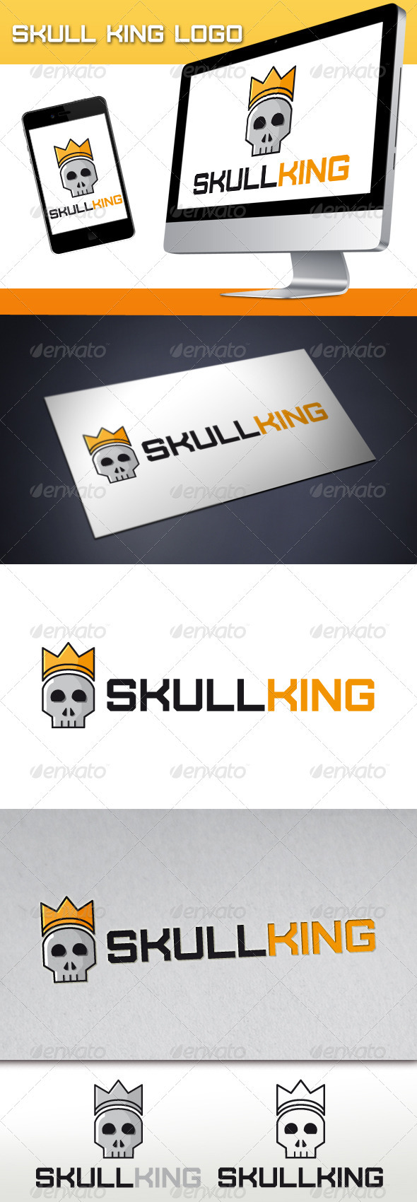 Skull King Logo - Objects Logo Templates