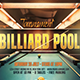 Pool Billiard Flyer Template
