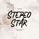 Stereo Star Handwritten Font