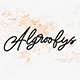 Algroofys Signature Script Font