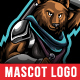 Bear Ninja Mascot Logo Design