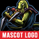 Lizard Ninja Mascot Logo Design
