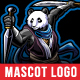Panda Ninja Mascot Logo Design