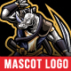 Rhino Ninja Mascot Logo Design