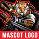 Tiger Ninja Mascot Logo Design