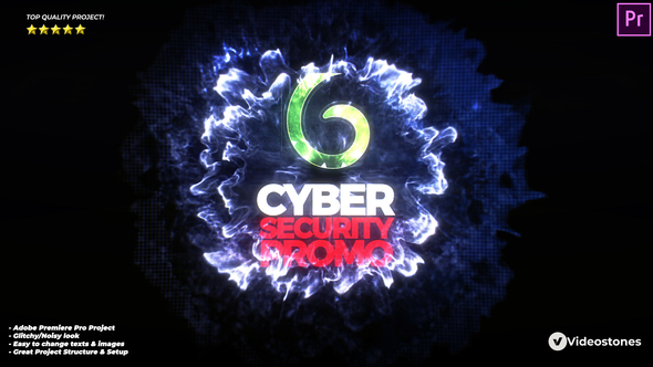 Cyber Security Opener - Security Promo Intro Premiere Pro