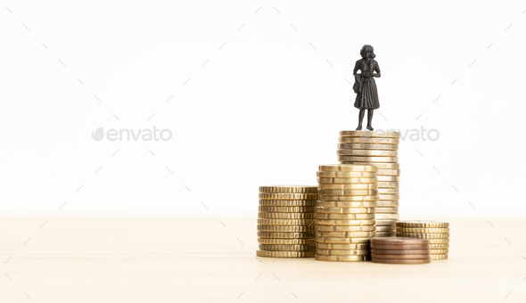 Wealth, making money, wage growth concept - Stock Photo - Images