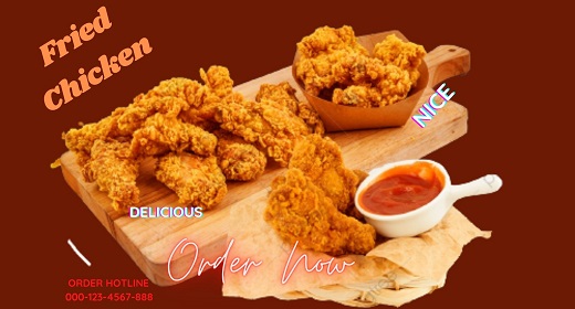 Fried Chicken Template (b)