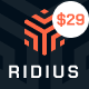 Ridius - Startup & Technology WordPress Theme