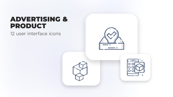 Advertising & Product- user interface icons