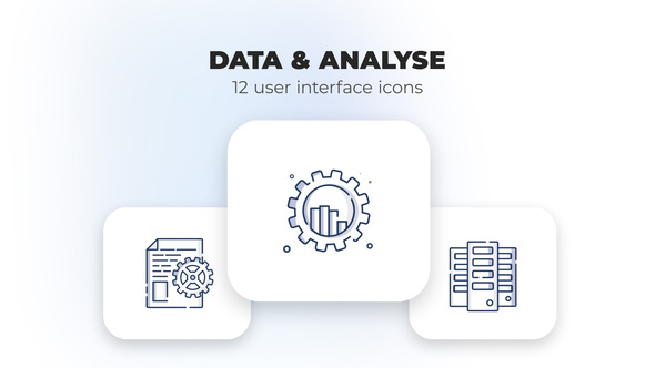 Data & Analyse- user interface icons